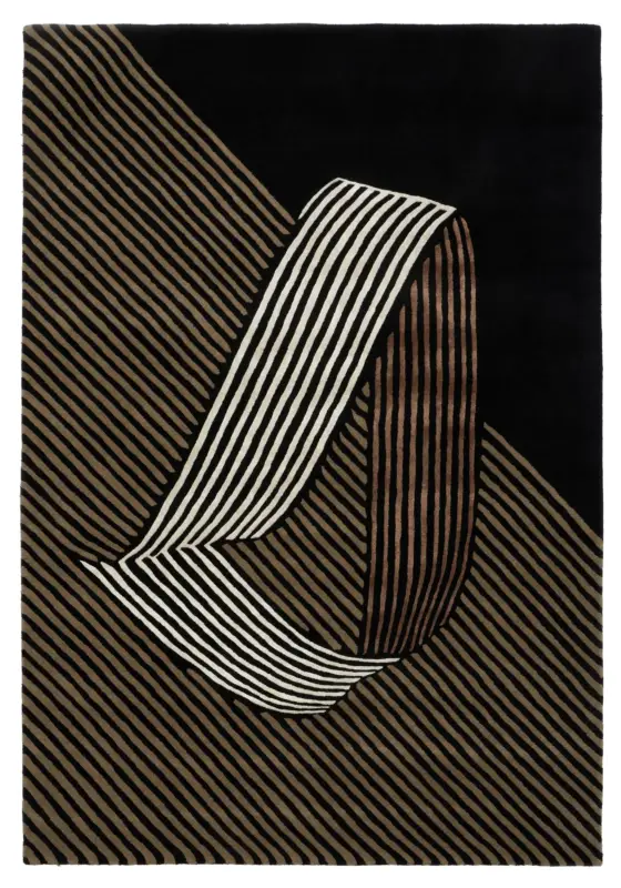 Darmowa dostawa Dywan Emerald 160x230 cm z wełną brązowo-czarny