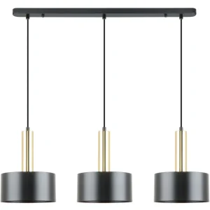 Zamów teraz Lampa wisząca Leo x3 złoto-czarna