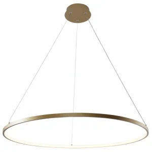 Hit sprzedaży Lampa wisząca Breno LED średnica 80 cm złota