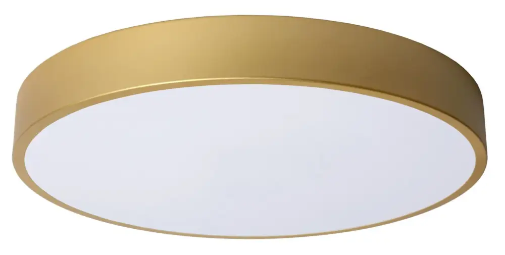 Plafon Unar LED 40 cm biało-złoty Łatwy zwrot