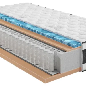 Bestseller Materac kieszeniowy 140x200 cm Sereno z pianką super soft