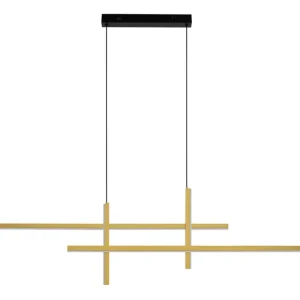 Lampa wisząca Coundes LED czarno-złota Do wyczerpania zapasów