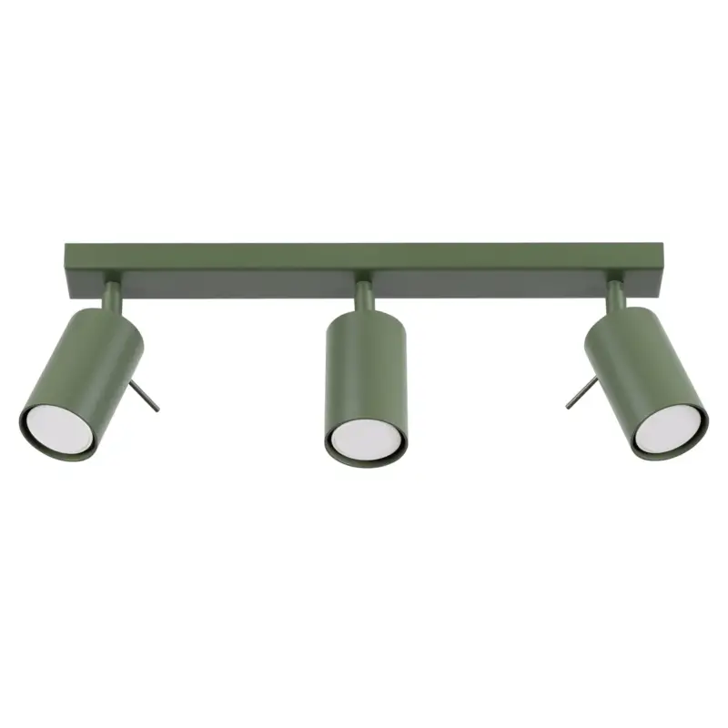 Oferta limitowana Plafon Ring 3L zielony oliwkowy