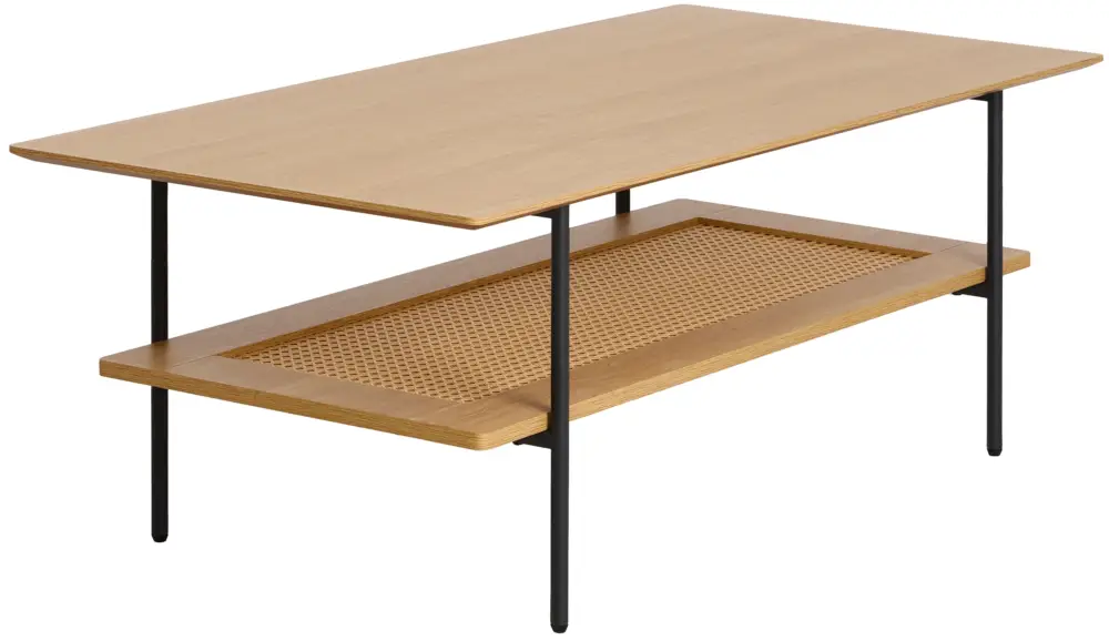 Oferta Stolik kawowy Mogest 110x55 cm dąb naturalny z półką