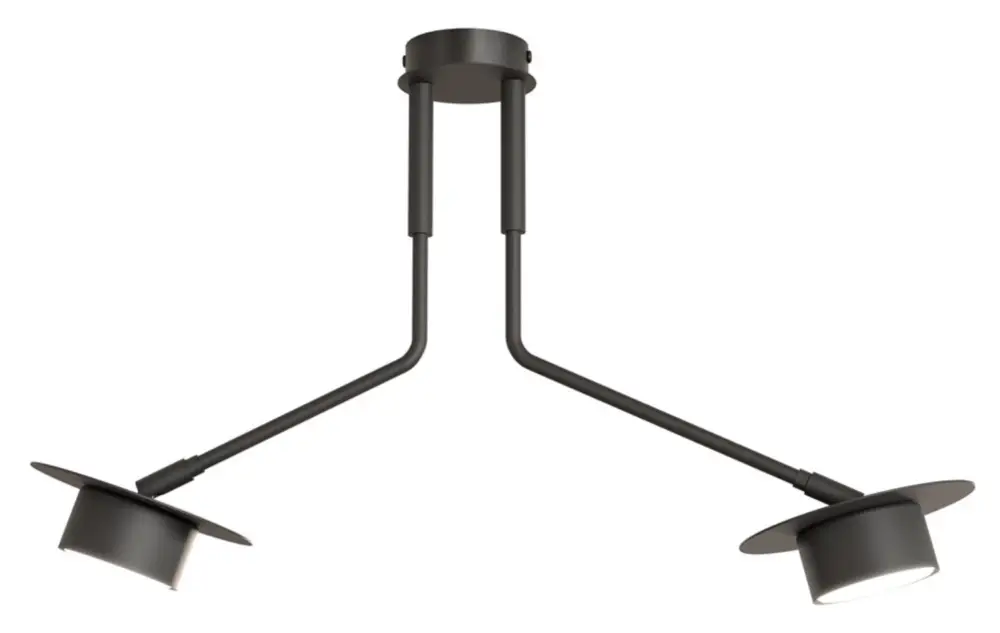 Lampa sufitowa Mizu x2 czarna Cena promocyjna