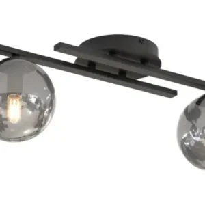 Dodaj do koszyka Lampa sufitowa Kairo x4 czarna