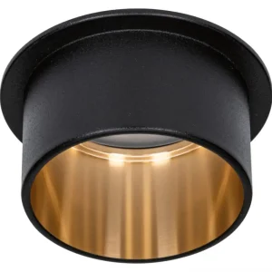 Lampa podtynkowa Gil LED czarno-złoty mat Ograniczona ilość