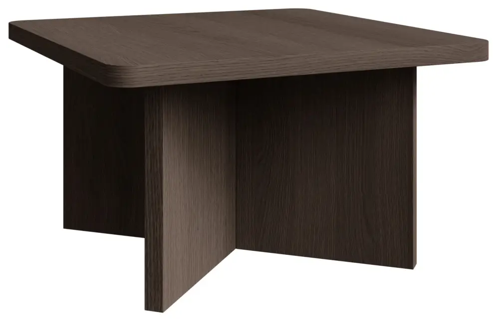 Stolik kawowy Qubeo kwadratowy 60 cm jesion prestige bronze Ograniczona ilość