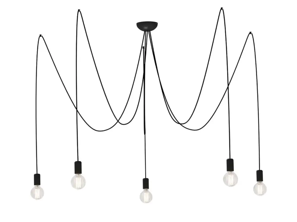 Bestseller Lampa wisząca Spider V 300x300 cm czarna