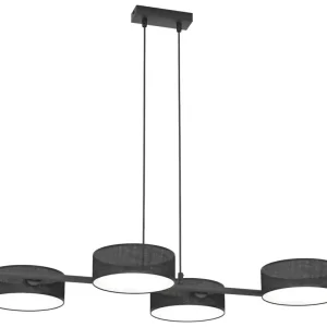 Dodaj do koszyka Lampa wisząca Drumz x4 czarna