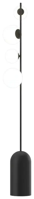 Lampa podłogowa Etno x4 czarna Oferta czasowa