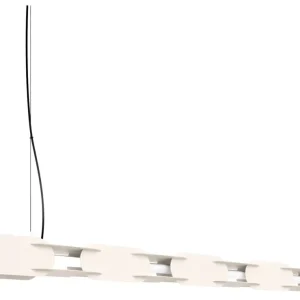 Lampa wisząca Chain 158 cm LED beżowa Bezpieczna płatność