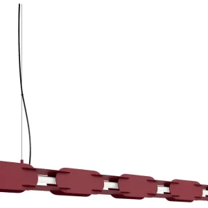 Lampa wisząca Chain 158 cm LED burgund Niska cena