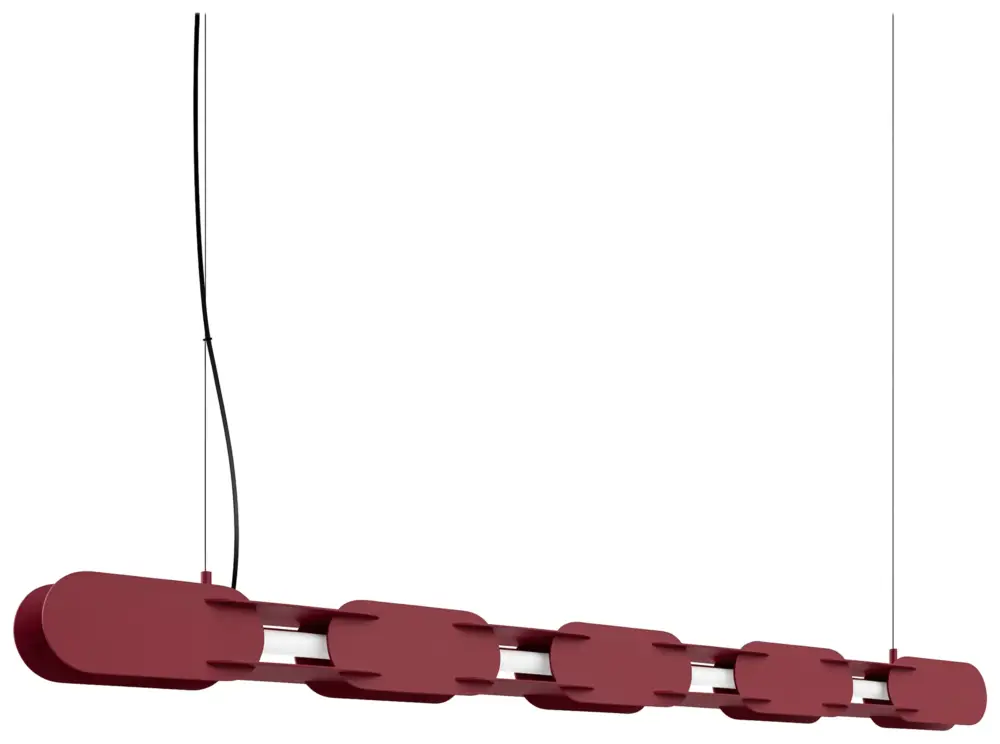 Lampa wisząca Chain 158 cm LED burgund Niska cena