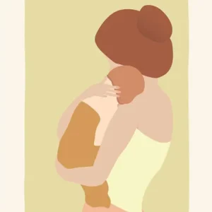 Vissevasse plakat Motherhood 30x40 cm Tani