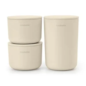 Brabantia zestaw pojemników do przechowywania z pokrywkami 3-pack Zamów teraz