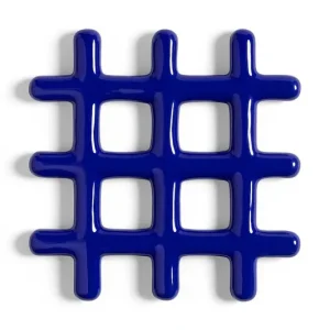 Tylko dziś &k amsterdam podstawka pod gorące naczynia grid bluekolor granatowy