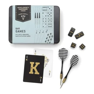 Ostatnia szansa Gentlemen's Hardware zestaw gier barowych w puszce Bar Games in Tin