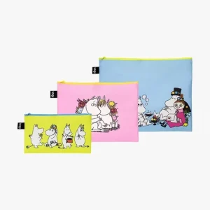 Wyjątkowa oferta LOQI zestaw saszetek Moomin 3-packkolor multicolor