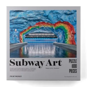 Tylko do końca tygodnia Printworks puzzle Subway Art Rainbow 1000 elementów