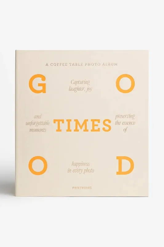 Nie przegap Printworks album na zdjęcia Good Timeskolor beżowy