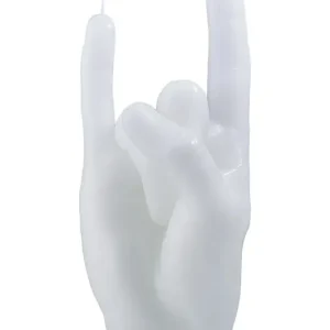 Ostatnie sztuki CandleHand świeca dekoracyjna You Rock 310 g.kolor biały