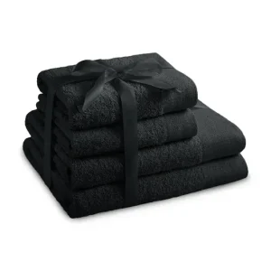 Zamów teraz home & lifestyle komplet ręczników od 50 do 140 cm 4-packkolor czarny 0