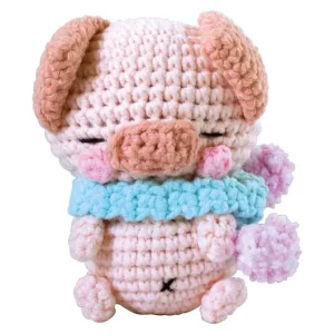 Ostatnie sztuki Graine Creative zestaw do szydełkowania Kit Minigurami Cochon Poco