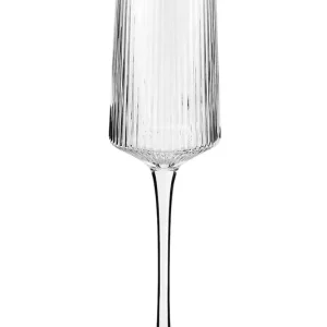 Nowy vtwonen kieliszek do szampana Gold Rim 230 4-packmlkolor transparentny