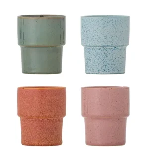 Bloomingville zestaw kubków Ewan 150 ml 4-packkolor multicolor Bezpieczne zakupy