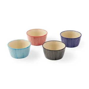 Rabat Pols Potten zestaw misek Handpainted 600 ml 4-packkolor multicolor
