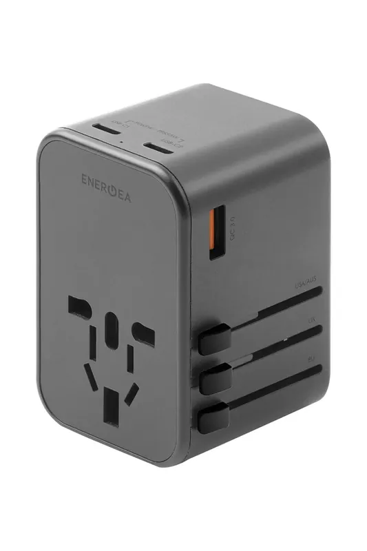 Taniej Energea ładowarka sieciowa GaN65 USB-C PD 65W + PPS 55Wkolor szary TWA-GAN65-GUN
