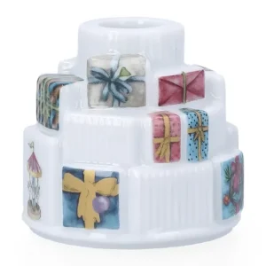 Super okazja Kähler świecznik dekoracyjny Hammershoi Christmas Gifts 20 x 9,5 x 9,5 cmkolor biały