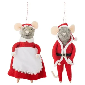 Nowy Bloomingville zawieszka dekoracyjna Peo Ornament 11 x 23 x 10 cm 2-packkolor czerwony