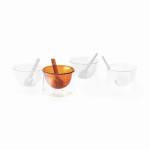 Philippi miseczka z łyżeczką ze szkła barwionegoP113018 Oferta czasowa