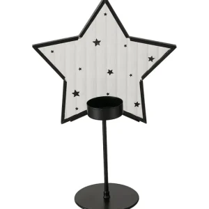 Boltze świecznik dekoracyjny Stanny 25,5 x 8 cmkolor czarny Zniżka
