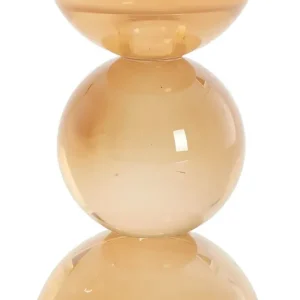 Zniżka Light & Living świecznik dekoracyjny 9,5 x 15,5 cmkolor pomarańczowy