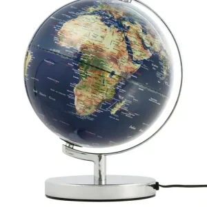 Troika globus dekoracyjny z metalu szczotkowanego 25 x 25 x 32 cmTRG2511C.P2P2.CH Darmowy zwrot
