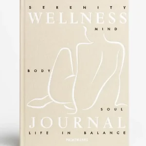 Nie przegap Printworks dziennik Wellness Journal 24,5 x 17 x 2,5 cmkolor beżowy PW00709
