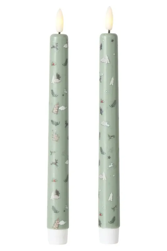 Cena promocyjna Boltze zestaw świec led Falko 22 cm 2-packkolor turkusowy