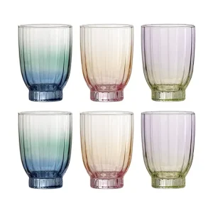 Łatwy zwrot Bloomingville zestaw szklanek Nicoline 330 ml 6-packkolor multicolor 82068743