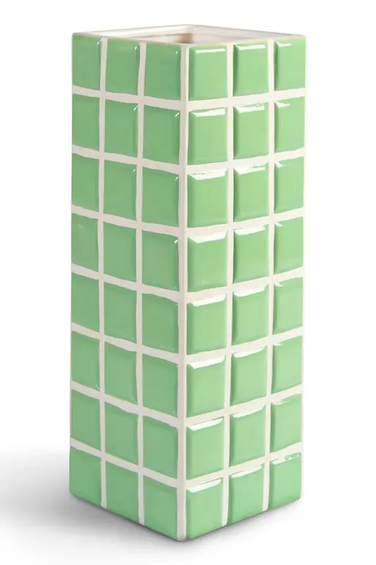 &k amsterdam wazon dekoracyjny tile mint 28 cm Tylko do końca tygodnia