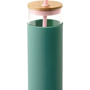 Wyjątkowa oferta Designworks Ink kubek ze słomką Tumbler 650 mlkolor zielony