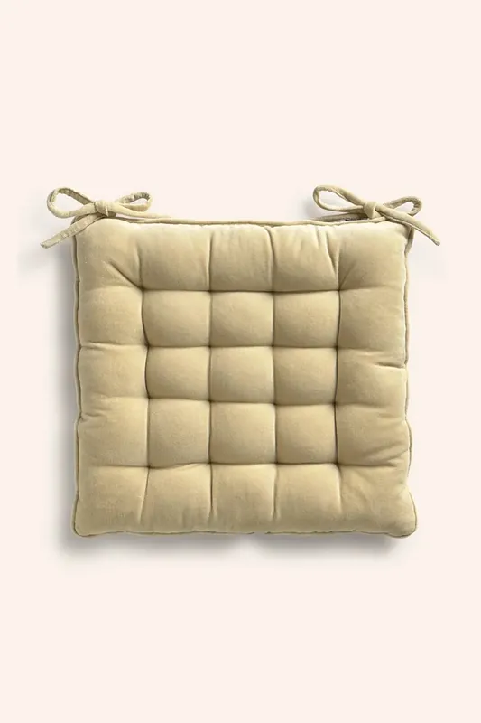 Calma House poduszka na krzesło bawełniana 40 x 40 x 4 cmkolor żółty Oferta czasowa