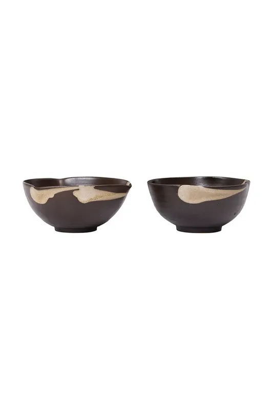 Nowy Ferm Living zestaw miseczek z kamionki 6 x 11,5 cm1104272734