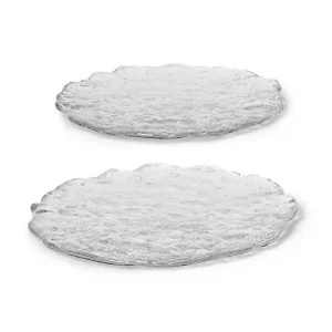 Bezpieczna płatność ferm LIVING zestaw talerzy Momento 21 cm 2-packkolor transparentny