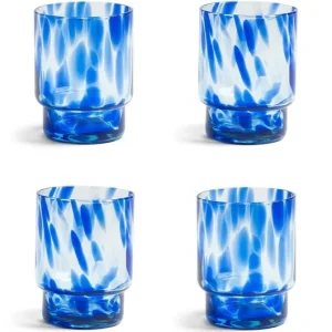 &k amsterdam zestaw szklanek Tortoise Blue Set 4-packkolor niebieski Nowość