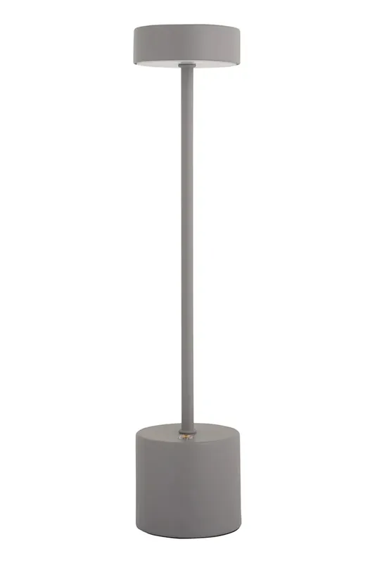 Leitmotiv lampa stołowa bezprzewodowa led Ganar 8 x 8 x 37.5 cmkolor szary Wyprzedaż