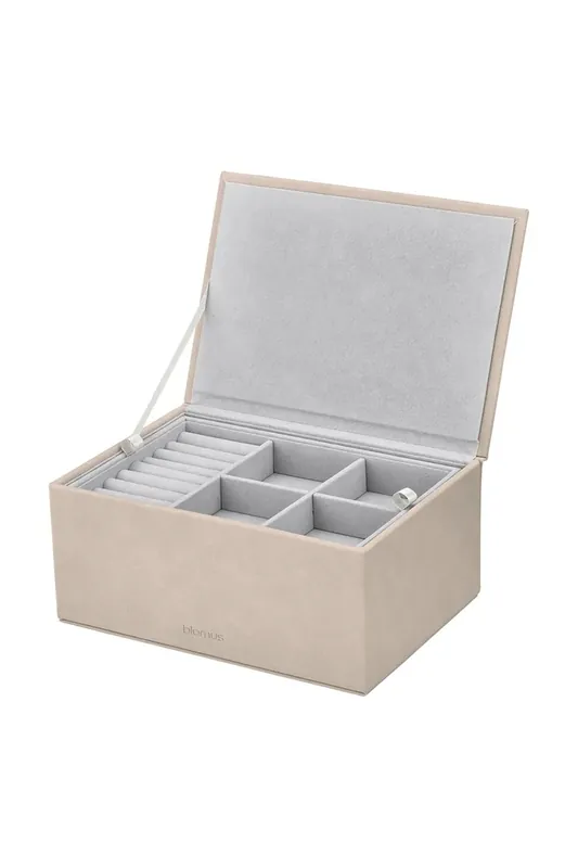 Tylko dziś Blomus pudełko na biżuterię Sahla 9 x 22 x 2 cmkolor beżowy