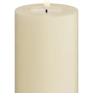 Bezpieczne zakupy Deluxe Homeart świeca led Cream Bloklys 7,5 x 10 cmkolor beżowy